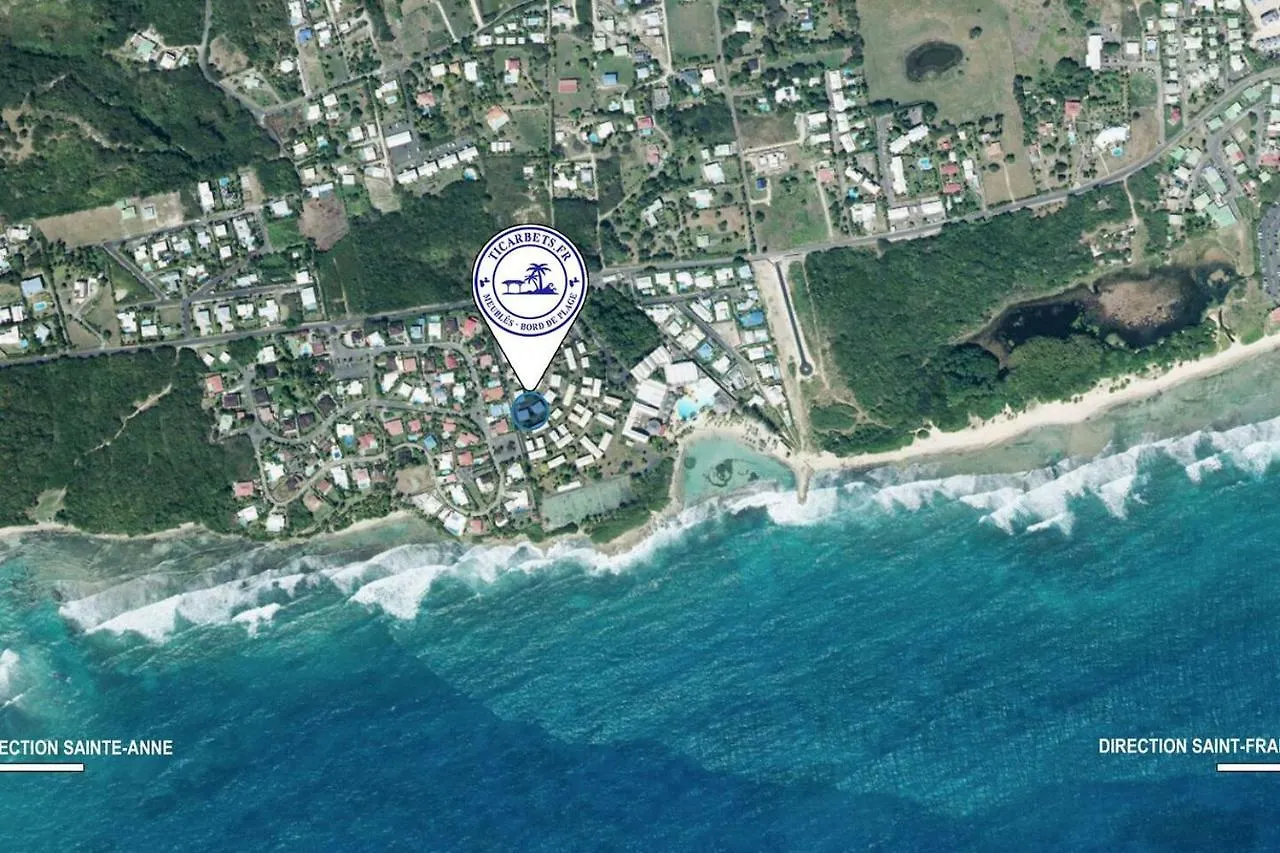 Ticarbets T3 - Residence Manganao - En Bord De Plage Saint-Francois  Guadeloupe